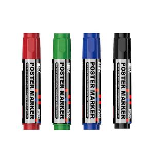 BEIFA PY903 <span class=keywords><strong>feutre</strong></span> couleur boîte <span class=keywords><strong>pointe</strong></span> emballage marqueur permanent 18mm écriture épaisseur 4 couleurs encre permanente noir bleu rouge vert - Product Image 1