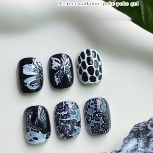 Kit de vernis gel Poke Poke longue tenue, 6 couleurs, végan, sans HEMA, avec <span class=keywords><strong>base</strong></span> de poinçonnage, pour usage professionnel DIY - Product Image 5