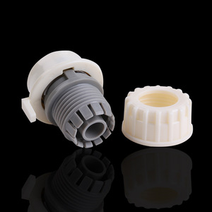 Adaptateur pour machine à laver, type tube verrouillable 1/2 pouce, connexion rapide en plastique pour raccord de tuyau d'eau - Product Image 1