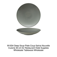 Coup Sage Deep Plate 30 cm Nouvelle Cuisine M1934
