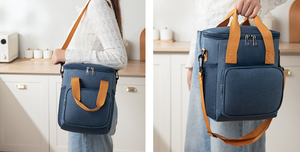 Bolsa Térmica <span class=keywords><strong>para</strong></span> Biberones, Bolsa de Transporte Aislada <span class=keywords><strong>para</strong></span> Biberones, Doble Capa, Impermeable, a Prueba de Fugas, con Correa <span class=keywords><strong>para</strong></span> el Hombro <span class=keywords><strong>para</strong></span> Madres Lactantes - Product Image 6