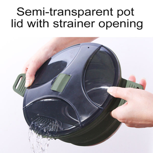 야외용 조리 냄비, 스포츠 여행 피크닉 냄비, 캠핑 인스턴트 라면 접이식 주전자, 휴대용 백패킹 조리 냄비 - Product Image 4