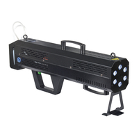 Pistolet à fumée à 6 faisceaux LED, pistolet à fumée sans fil portable pour DJ mobile, soirées et fêtes