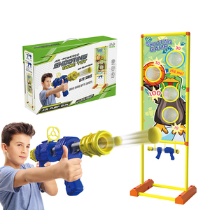 Jeu de tir pour enfants personnalisé, jouets à deux pistolets, jeu de tir à cible mobile, jouet de tir au pistolet à air comprimé en mousse, balles souples, frappe moi, canard - Product Image 1