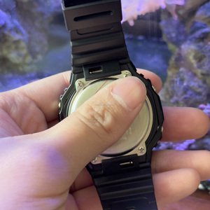 Montre de Sport Série <span class=keywords><strong>G</strong></span> Résistante aux Chocs, <span class=keywords><strong>Bracelet</strong></span> Noir et Blanc <span class=keywords><strong>pour</strong></span> Ga2100 Ga5600 Gm2100 Ga110, Montres Homme - Product Image 5