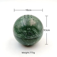 Porte-encens en marbre vert oriental sculpté à la main, durable, anti-odeur, pour la maison, la chambre et la salle de bain