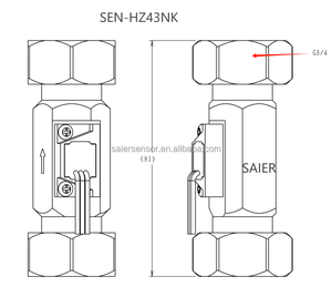 Датчик расхода воды из нержавеющей стали - Product Image 6