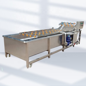 Nueva Máquina Automática de Limpieza de Frutas y Verduras por Burbujas con Vórtice para Apio, Espinaca y Lechuga - Motor como Componente Principal - Product Image 3