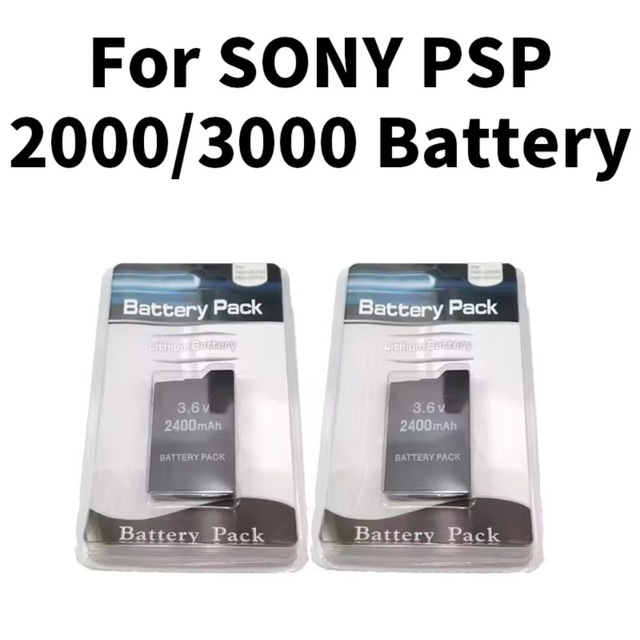 Zetoc 3.6 1200mAh 2400mAh 3600mAh Rechargeable Lithium Ion Battery for PSP 2000 3000 Game Console