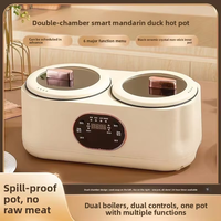 Cuisinière électrique multifonctionnelle à double cuve, marmite intelligente tout-en-un et cuiseur à riz pour la cuisine domestique