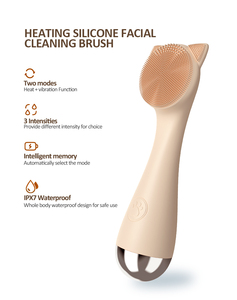 Cepillo <span class=keywords><strong>de</strong></span> limpieza facial <span class=keywords><strong>de</strong></span> nuevo diseño, cepillo limpiador facial recargable inalámbrico, el cepillo <span class=keywords><strong>de</strong></span> limpieza Facial más Popular como <span class=keywords><strong>gato</strong></span> - Product Image 6