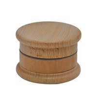 2025 Bestseller Custom 63mm 3 Stück Holz Tabak Gewürz Kräuter Custom Grinder