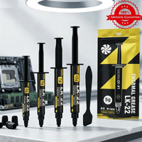 Pâte thermique LK-22 22W/mK, haute conductivité thermique, silicone, fabrication OEM ODM pour le refroidissement des processeurs, des cartes graphiques et des LED.