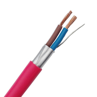 Câble d'alarme antivol ignifuge résistant aux UV en PVC isolé avec blindage en feuille d'aluminium 2c/4c 18AWG 8 cœurs 300V