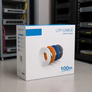 Cable de red Dahua Utp Cat6 de 100 m, color blanco, para sistemas de vigilancia - Product Image 2