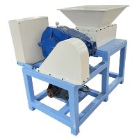 Máquina trituradora de neumáticos de doble eje de goma plástica SHINHO, trituradora de reciclaje de neumáticos de coche, rodamiento PLC, astilladora de papel de Metal, coche de madera