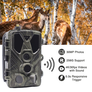 Caméra de chasse HC-812Pro 4K avec vision nocturne, carte SIM 4G, détection de mouvement sans fil, caméra de chasse extérieure, étanche IP65 - Product Image 3