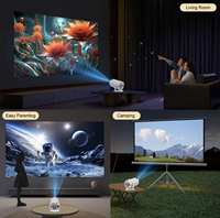 Mini Projecteur HY300 Populaire pour Home Cinéma HD, Connexion Sans Fil Rapide, Partage d'Écran Intelligent