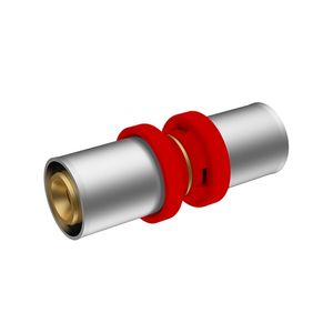 Conexión Recta de Doble Presión Ikaro, Diámetro 26 mm, Longitud 75 mm, para Conexiones de Tuberías - Product Image 1