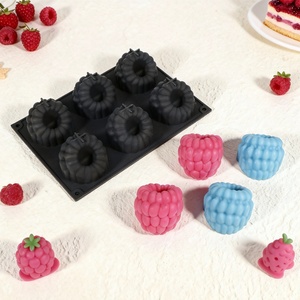 Moule en silicone Framboise DIY pour gâteaux, bougies d'aromathérapie, ornements en plâtre et savons - Product Image 3