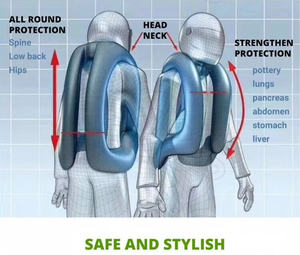 Grosir Pabrik ransel kantung udara kualitas tinggi rompi kantung udara penunggang kuda untuk rompi kantung udara sepeda motor orang tua - Product Image 3