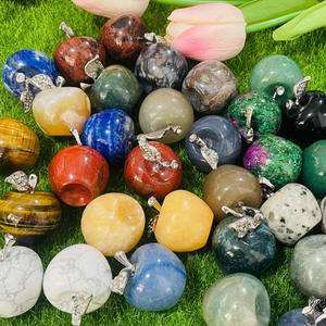 HZ คริสตัลแกะสลักธรรมชาติสำหรับเป็นของขวัญคริสต์มาสอีฟคริสตัลแกะสลักแอปเปิ้ล - Product Image 5