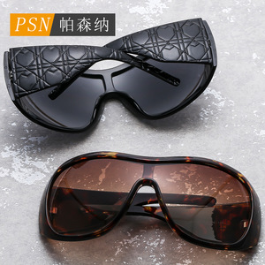 Shield <b>Sunglasses</b> Women Full Rim UV400 Fashion Outdoor Protection <b>Oversize</b> Red - Product Image 4