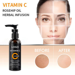 Nettoyant moussant pour le visage à la vitamine C, vegan, à base de plantes, biologique, à marque privée, avec un nettoyage en profondeur et des acides aminés - Product Image 2