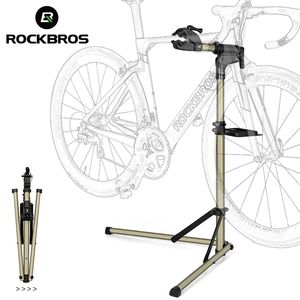 Support de réparation de vélo ROCKBROS, support de maintenance <span class=keywords><strong>pour</strong></span> vélo de route et <span class=keywords><strong>VTT</strong></span> avec <span class=keywords><strong>plateau</strong></span> à outils, réglable, pliable, support de travail <span class=keywords><strong>pour</strong></span> vélo, support de rangement - Product Image 1