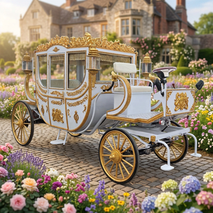 Calèche royale classique confortable de style européen pour la famille royale - Product Image 1
