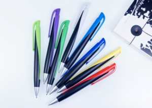 Cheap Custom logo Printed Double <b>Color</b> Injection Ballpoint <b>Pen</b> Promotional Gift Ballpen - Product Image 5