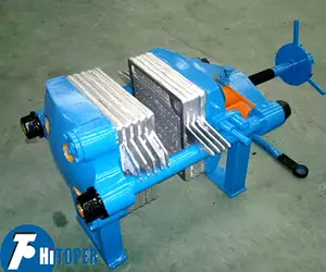 Mini cast iron industrial waste water filter press with cheap price and fast delivery.