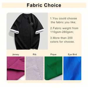 Camiseta de retazos de talla grande, camiseta personalizada con estampado de estilo callejero liso, camiseta universitaria para hombre, camiseta de gran tamaño de peso pesado - Product Image 2