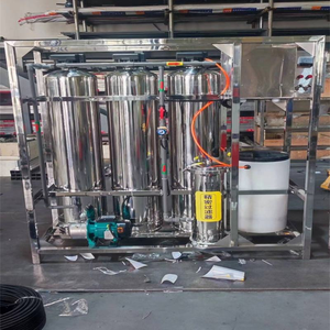 Purificateur d'eau par osmose inverse en acier inoxydable avec PLC et pompe, capacité de 10000 LPH - Product Image 1