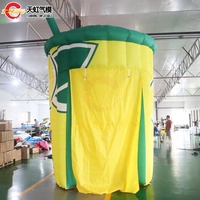Stand de Vente Gonflable Rapide de 3m de Haut en Forme de Fruit (Limonade) avec Souffleur Électrique, Thème Plage, Bar à Boissons Durable, Kiosque à Snacks à Vendre