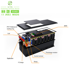 Hoch effizienter LFP EV-Akku 50kWh 60kWh 80kWh 144V 345V 200Ah 300Ah mit intelligenter Steuerung für EV-Elektroauto-E-Boot - Product Image 4