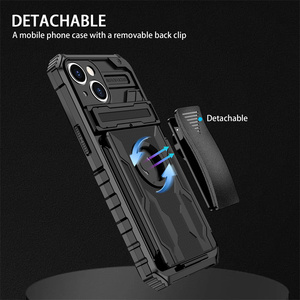 Per <span class=keywords><strong>iPhone</strong></span> 16 15 14 13 12 <span class=keywords><strong>11</strong></span> <span class=keywords><strong>Pro</strong></span> Plus XS XR 8 custodia antiurto Clip da cintura custodia custodia custodia per cavalletto - Product Image 4