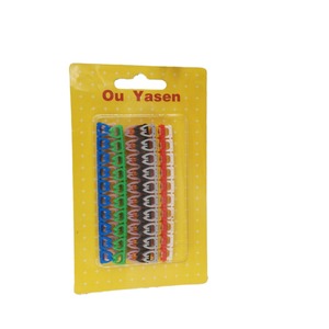 Marcadores de Cables Digitales del 0 al 9, Etiquetas Numeradas de Tamaño Pequeño de Material PP para Organización de Cableado Eléctrico - Product Image 4