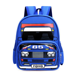 Borsa da scuola per bambini per auto piccola zaino per scuola materna simpatico cartone animato zaino Casual per ragazzi e ragazze - Product Image 3