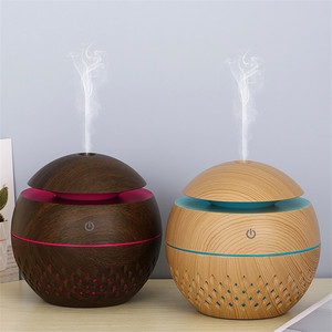Difusor de Aroma de aire eléctrico, humidificador de aire ultrasónico de madera de 200ML, humidificador de aromaterapia de aceite esencial, generador de niebla fría para el hogar - Product Image 3