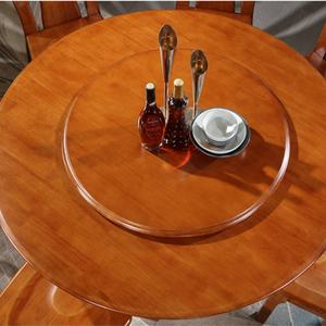 Mesa de Comedor Redonda de Madera Maciza con Combinación de Sillas - Product Image 5