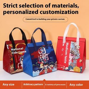 Custom 20L Non-Woven Insulation Picnic <b>Cooler</b> Bag Portable Thickened Takeaway Packing for Catering Commercial Milk Tea Iced - Product Image 4