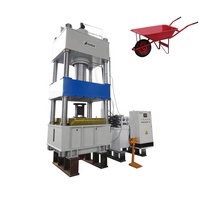 Nouvelle conception Presse hydraulique pour aluminium de 500 tonnes Matériel lourd Chariot à roues
