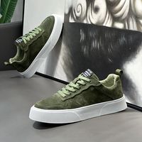 Chaussures décontractées confortables pour hommes style coréen 2025 – Baskets de course respirantes en tissu et maille, grandes tailles, tendance et mode