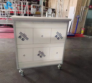 Comptoir de bar à cocktails mobile en aluminium à Guangzhou Factory Bar portable sur roues Comptoir de bar à domicile Comptoir de café - Product Image 2