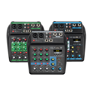 Professional AG04 4-Channel USB <strong>Audio</strong> <strong>Interface</strong> Portable Sound Card Mixer with Loopback for Live Streaming and YouTube Podcas - Product Image 4