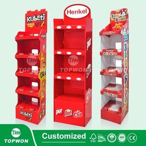 Estante de cartón personalizado para aperitivos, expositor Pop Up de cartón promocional, Pos - Product Image 4