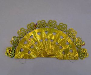 Fleur en guirlande de Noël colorée faite à la main en PET, très vendue - Product Image 2