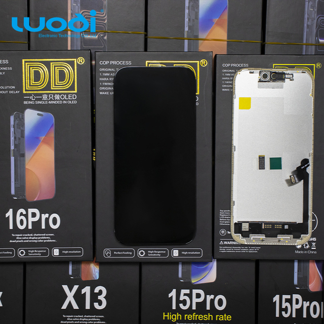 2026 Wholesale Original DD Mobile Phone Lcds Screen for iPhone 16 Pro AMOLED Part Repair Full HD Display Replacement