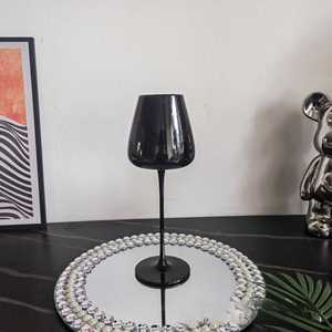Copa de Vino de Porcelana Negra, Roja y Champán, Estilo Nórdico Romántico para Decoración del Hogar - Product Image 2